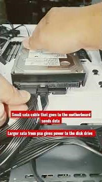 how to plug in your external disk drives. ssd/sshd 2.5" and hdd 3.5"