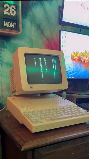 Matrix Screensaver on the Apple IIc