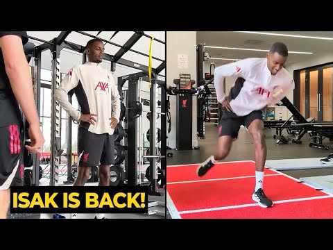 Alexander Isak has returned to individual training after his injury