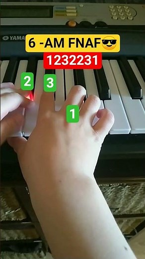 6-am fnaf😎 (easy piano tutorial 🎹)