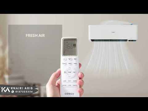 Tutorial Cara Guna Coway AIRCOND F-SERIES & Cuci Filter ❄️