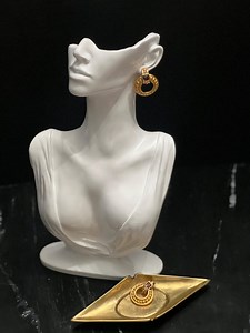 Vintage Givenchy Amethyst and Crystal Earrings, Gold Hoop Clip-on Statement Jewelry, 1980s Designer - Etsy