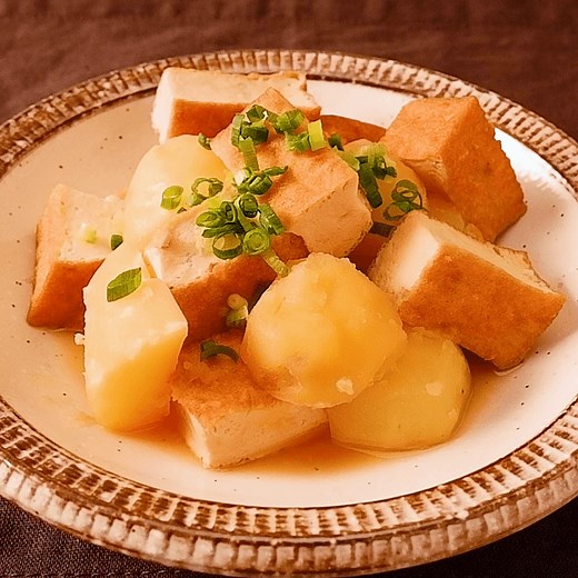 めんつゆで簡単 じゃがいもと厚揚げの煮物 作り方・レシピ | クラシル