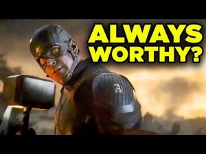 Avengers Endgame CAP MJOLNIR Scene Breakdown! Always Worthy?