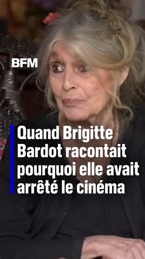 "C'était pour sauver une chèvre": dans sa dernière interview donnée à BFMTV, Brigitte Bardot raconte comment elle a décidé d'arrêter le cinéma. 📺 Retrouvez l'intégralité de ses dernières confidences ce soir à 18h | BFMTV