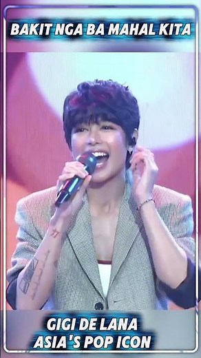 "GIGI DE LANA’S 'BAKIT NGA BA MAHAL KITA' – THE BEST RENDITION YOU’LL EVER HEAR! 🤩✨♥️"