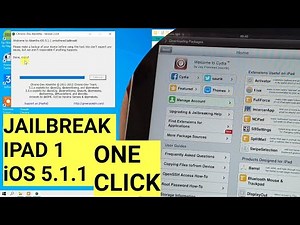 How to Jailbreak iPad 1 A1337 iOs 5.1.1 one click instal cydia