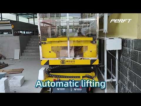 Rail Guided Vehicle(RGV) Automatic System with Scissors lift 30t