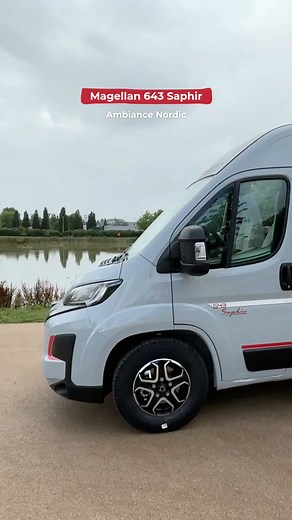 MAGELLAN 643 SAPHIR ✨ Ce fourgon allie confort et fonctionnalité dans un format compact de 5,99 mètres. 🚐 Confort optimal : lit et soute modulables, penderie MODUL'SPACE et douche et WC séparés. #Camperêve #Magellan #643Saphir #Magellan643 | Campérêve