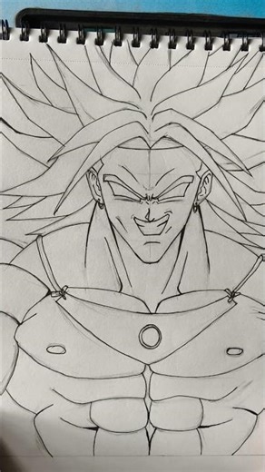 #shorts #animeeart how to draw broley