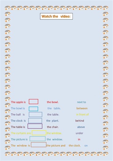 Prepositions free exercise