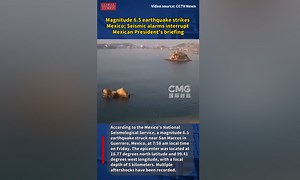Magnitude 6.5 earthquake strikes Mexico; Seismic alarms interrupt Mexican President’s briefing