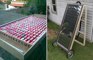 Comment fabriquer un panneau solaire thermique avec des canettes pour se chauffer gratuitement ?