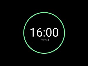 16 Minute Countdown Timer with Alarm / iPhone Timer Style