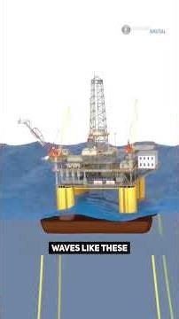 How a steel platform floats in thousands of feet of open water