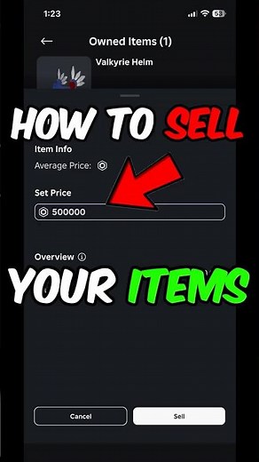 How To SELL Your Items On Roblox (2026 Guide)
