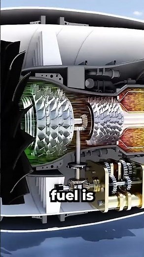 Jet Engine Startup Explained ✈️🔥 #engineering #satisfying #machines