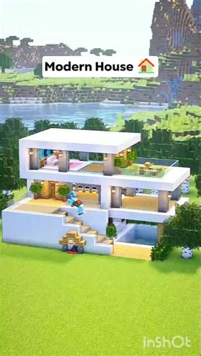 MOST Amazing Minecraft Modern House Designs #shorts