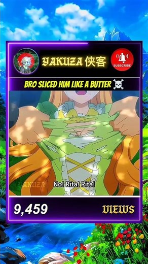 BRO SLICED HIM LIKE A BUTTER ☠️