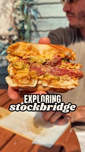 Getting out and about locally exploring the beautiful Hampshire village of Stockbridge! 🔥🔥 Our busy little villages are popping out AWESOME little food spots at the moment! We grabbed a delightful New Yorker bagel from @tj.brews and a super soft vanilla bun from @hoxton_bakehouse ♥️💯 SEND ME SOME OF YOUR LOCAL FAVOURITE SPOTS! I'm enjoying exploring! #tomsbigeats | Tom's Big Eats