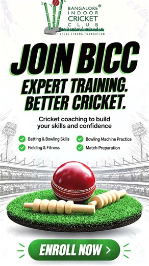 Cricket Skills & Training | Take Your Game to the Next Level | BICC Bengaluru