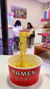 This place has all the viral social media trends #foodie #food #korea #ramen #bts
