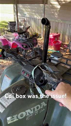 Honda 300 sputtering due to bad CDI box