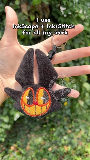 InkStitch Tutorials? ❄️🐾🌟 #crafting #embroidery #embroiderydigitizing #frostyfurs #furry #sewing