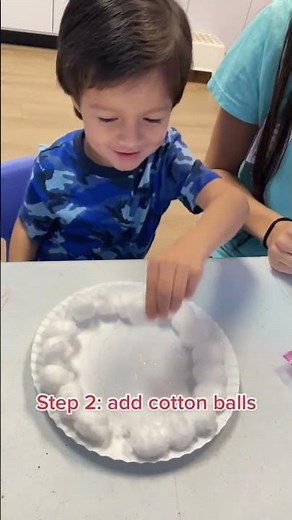 Make this adorable cotton ball sheep craft with us! Fun springtime activity for toddlers and kids