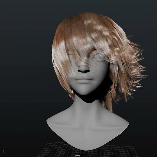 Maya, Xgen Hair dynamics