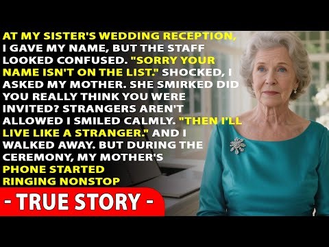 At My Sister's Wedding Reception I Gave My Name But The Staff Looked Confused. Sorry Your Name Isn't