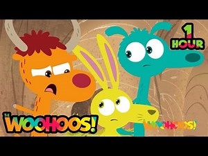 Adventure Fun! All NEW Woohoos Compilation | Wynona💙 Iggy💚 Ellie💛 & Scotty🧡 | Cartoon for Kids