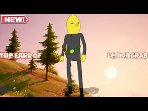 Fortnite The Earl Of Lemongrab Skin Gameplay (Full Showcase)