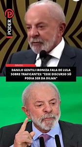 297K views · 19K reactions | O humorista Danilo Gentili ironizou a fala do presidente Lula, que afirmou que “traficantes são vítimas de usuários”. Gentili comentou, em tom de deboche: “Esse discurso só podia ser da Dilma”. A declaração viralizou nas redes sociais e gerou uma onda de reações entre os internautas. #DaniloGentili #Lula #DilmaRousseff #TheNoite #Humor #Política #Brasil #RedesSociais #Viral | O Poder | Facebook