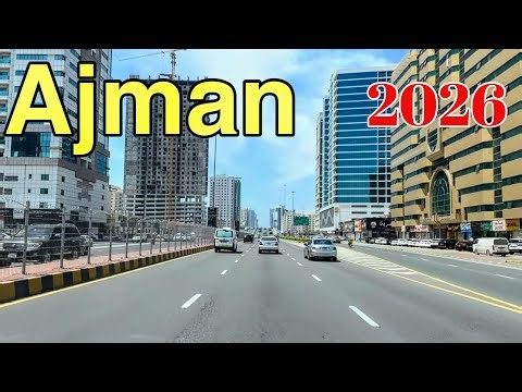 City of Ajman - Drive in Downtown- Amazing Towers -UAE