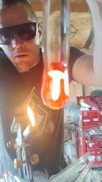 Mushroom 🍄 Marble #glassblowing #lampworking #flameworking #youtubeshorts