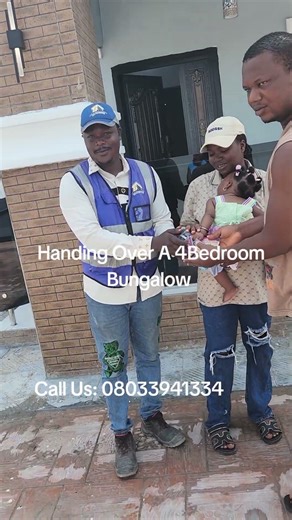 HANDING OVER 4BEDROOM BUNGALOW To THE OWNER By (Pramew Builders & Construction Ltd.)