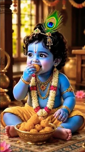 💙 Little Krishna's Divine Story 🦚 | Bal Krishna Ki Adbhut Leela | Heart Touching Bhakti Story