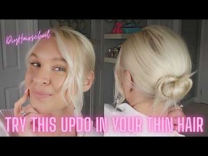 Simple Low Bun Tutorial for Fine Hair (So Easy!)