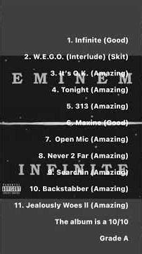 Eminem - Infinite debut album review