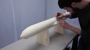 Best Paper Plane Ever: Miniature 777 Made Out of Manila Folders