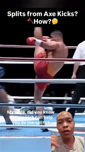 Nelson Nathaniel on Instagram: "🥋I got my front splits from axe kicking🪓 in my third year of karate, we started learning ax kicks. And after about two weeks of throwing them, I noticed my splits were increasing. Little did I know that throwing the ax kick over and over was increasing my flexibility which enabled me to reach a full front split. Speaking of ax kicks, if you wanna learn how to do the ax kick join my free community in my bio as this is where I will be helping all my 🥷🥷🏾🥷🏼’z w