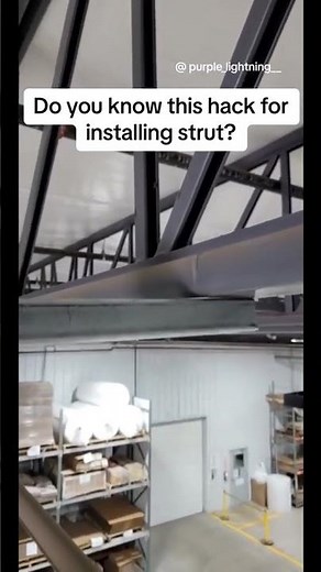 A little trick for Installing Unistrut⚡