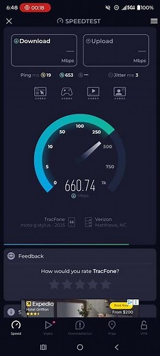 Verizon straight talk by Verizon speed test