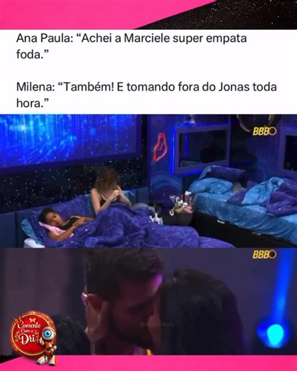 Comente com a Dri | Opção 3 – Engajamento máximo (time A x time B) 🚨🔥 TRETA, FORA E CIÚMES? Ana Paula e Milena comentam que Marciele estaria “empata foda” 😳... | Instagram