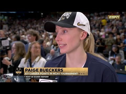 Paige Bueckers shares her emotions following UConn Huskies' National Championship victory | ESPN CBB