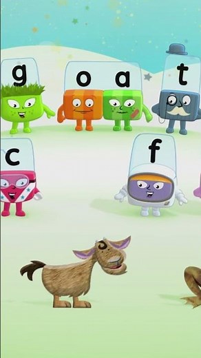 Words Beginning with G | Learn to Read and Spell for Kids | Alphablocks #shorts