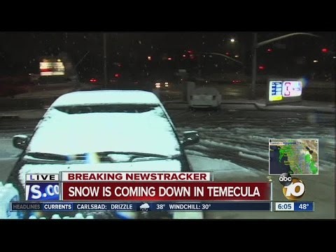 Remembering The 2014 New Years Eve Morning Temecula Snow Day