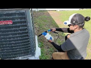 How to Clean a Condenser Coil | Viper Condenser Cleaner + Foam Sprayer in Action with Kalos Services