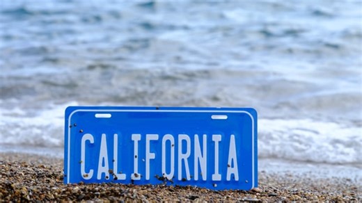 Sign, Ocean, California. Free Stock Video